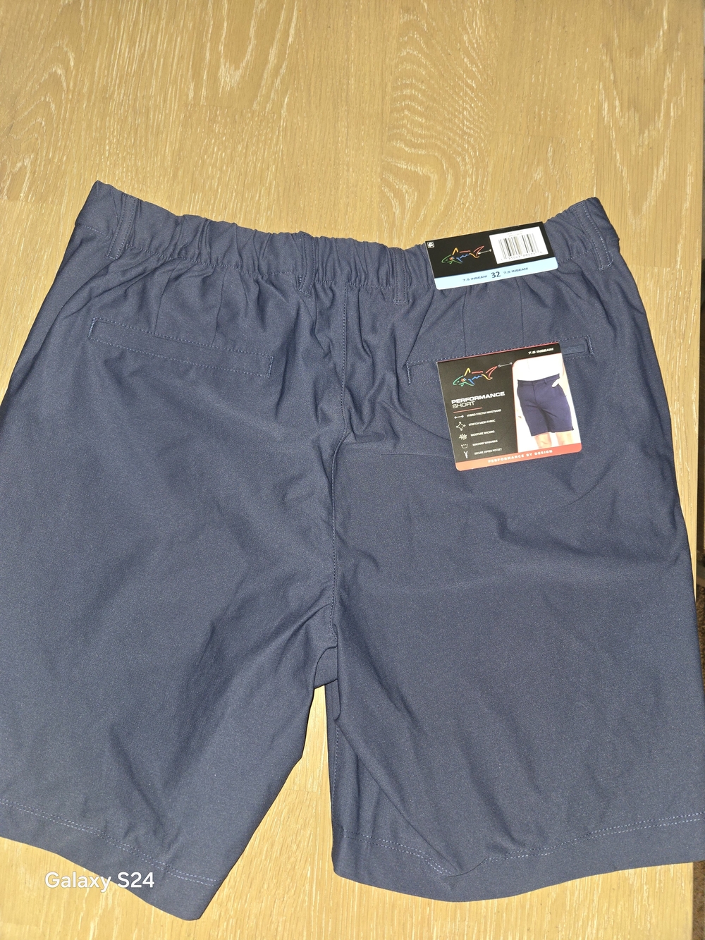 Greg Norman Collection Men's Pergormance Shorts - Navy Blue New Sz 32